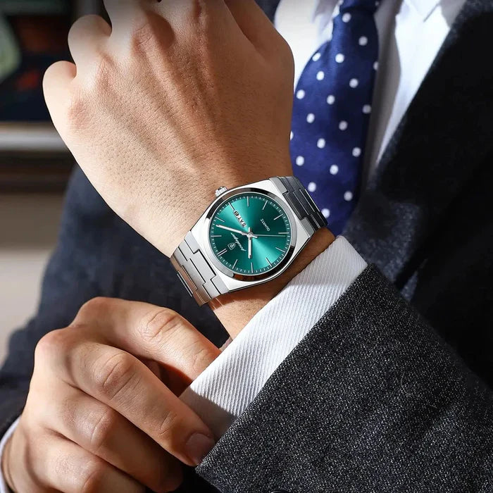 Herenhorloge Poedagar + gratis portemonnee