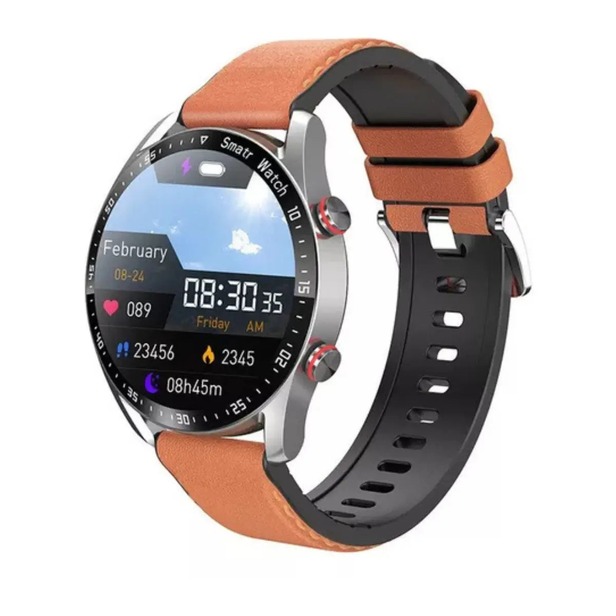 VIGORIX™ | Slimme Militaire AI Horloge met 24U Gezondheid Volging | 1 x gratis armband