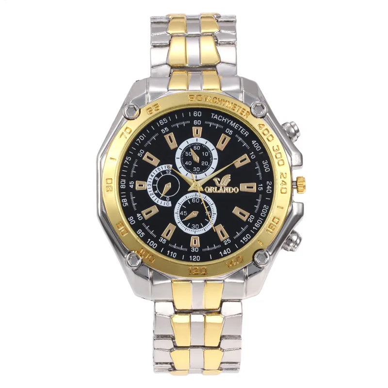 Klassiek heren quartz horlog
