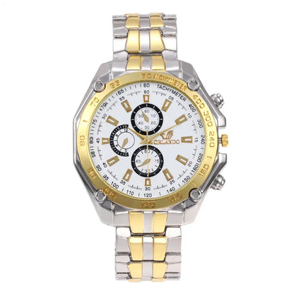 Klassiek heren quartz horlog