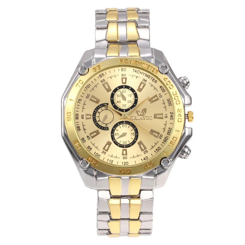 Klassiek heren quartz horlog