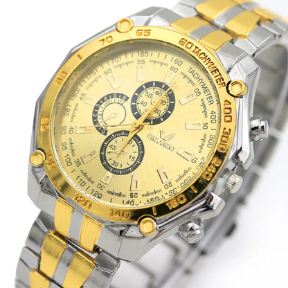 Klassiek heren quartz horlog