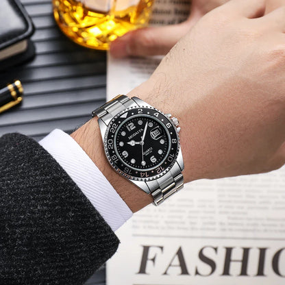 Heren Luxe Quartz Horloge