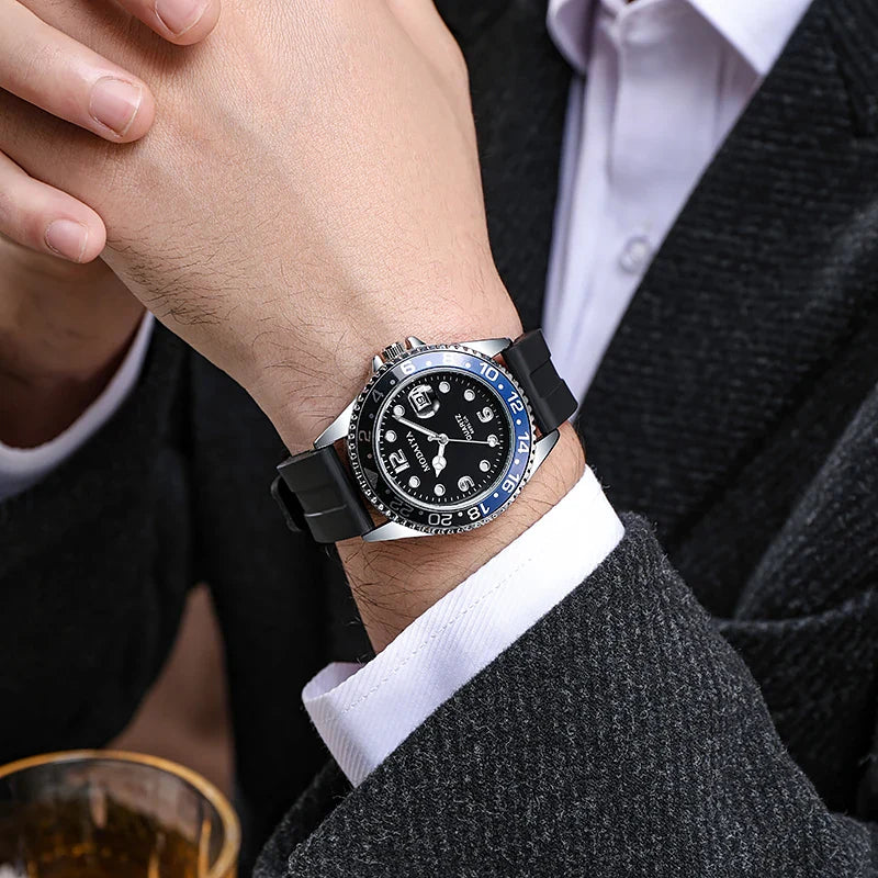 Heren Luxe Quartz Horloge
