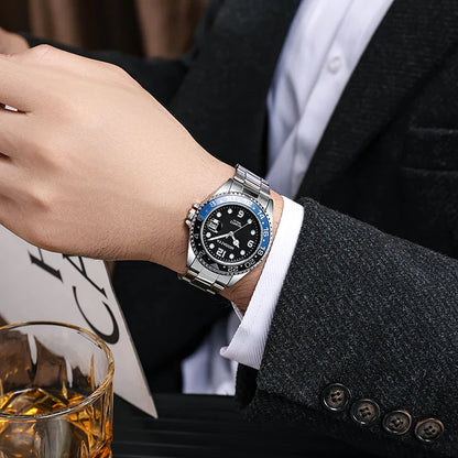 Heren Luxe Quartz Horloge