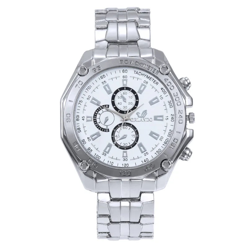 Klassiek heren quartz horlog