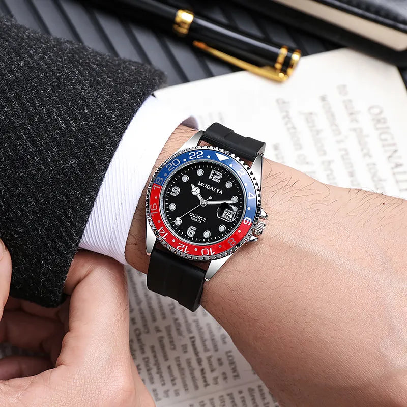Heren Luxe Quartz Horloge