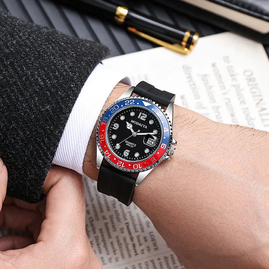 Heren Luxe Quartz Horloge