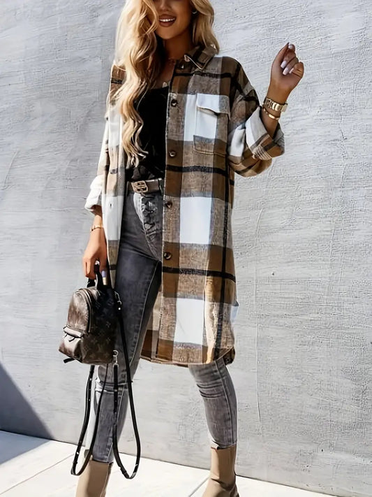 Veste Femme à Carreaux